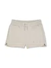Givenchy Logo Shorts In Neutrals