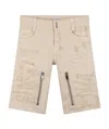 Givenchy Logo Shorts In Nude