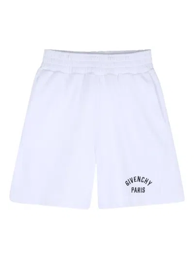Givenchy Kids' Logo Shorts In White
