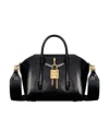 Givenchy Antigona Toy Lock Bag In Box Leather In Black