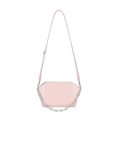 Givenchy Logo Shoulder Bag In Nude
