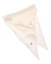 Givenchy Logo Silk Scarf In Neutral
