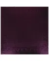 Givenchy Logo Silk Scarf In Purple