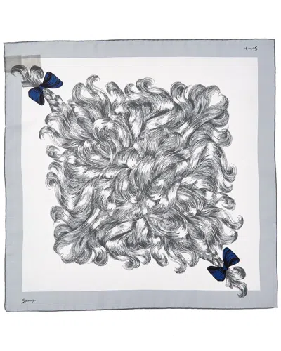 Givenchy Logo Silk Scarf In Multi