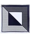 Givenchy Logo Silk Scarf In Blue