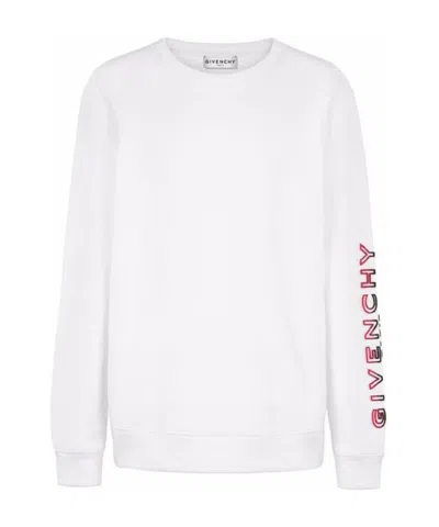 Givenchy Logo Sleeve T-shirt In White