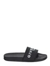 Givenchy 4g Leather-trimmed Embroidered Raffia Slides