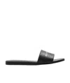 Givenchy Embossed Logo-print Slides In Multi