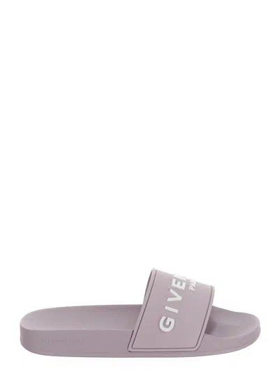 Givenchy Logo Slide In Purple