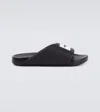 Givenchy Logo Slides In Black