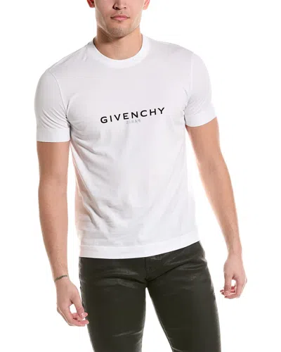 Givenchy Logo Slim Fit T-shirt In White