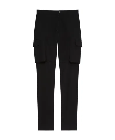 Givenchy Logo Slimming Overalls Casual Pants In Black