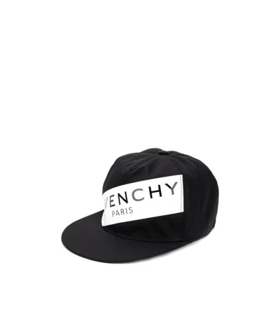 Givenchy Logo Snapback Cap In Black