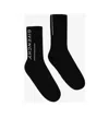 Givenchy Logo Split Socks In Black