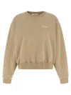 Givenchy Logo Stamp Sweatshirt In Beige