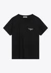 Givenchy Black Cotton Jersey Crewneck T-shirt