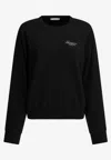 Givenchy Sweatshirt Featuring Signature Brand Stamp Crewneck In Black