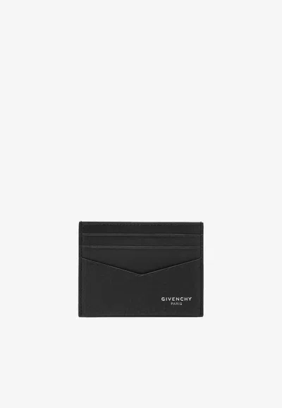 GIVENCHY LOGO STAMPED LEATHER CARDHOLDER