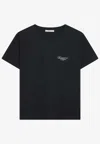 Givenchy Logo Stamped Print T-shirt In Multi