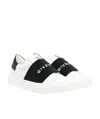 Givenchy Logo-strap Slip-on Sneakers In Black