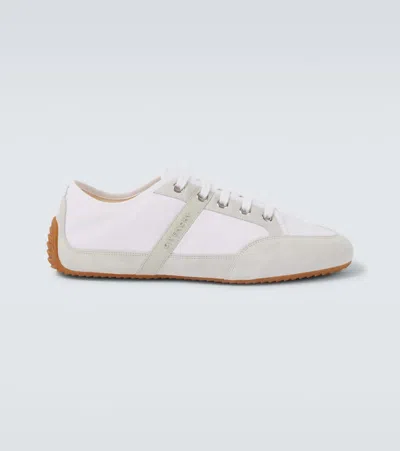Givenchy Logo Suede-trimmed Sneakers