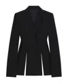 Givenchy Logo Suit Jacket In Black