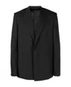 Givenchy Logo Suit Jacket In Black