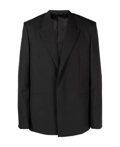 Givenchy Logo Suit Jacket In Black