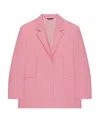Givenchy Logo Suit Jacket In Pink