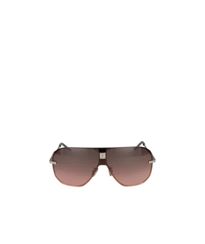 Givenchy Logo Sunglasses In Brown