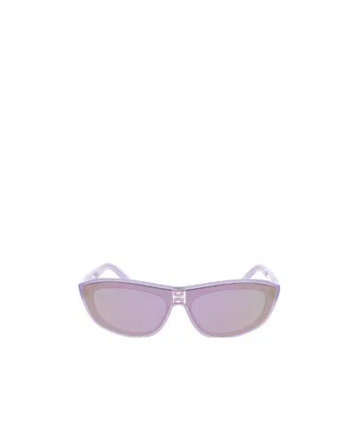 Givenchy Logo Sunglasses In Purple