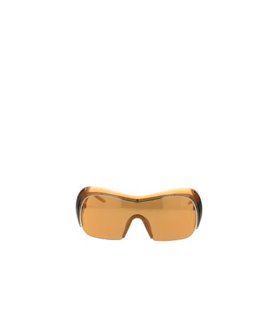 Givenchy Logo Sunglasses In Yellow