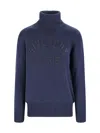 Givenchy Logo Sweater In Blue