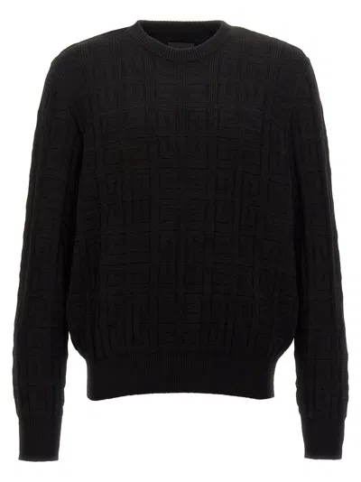 Givenchy Embroidered Logo Wool Sweater In Black