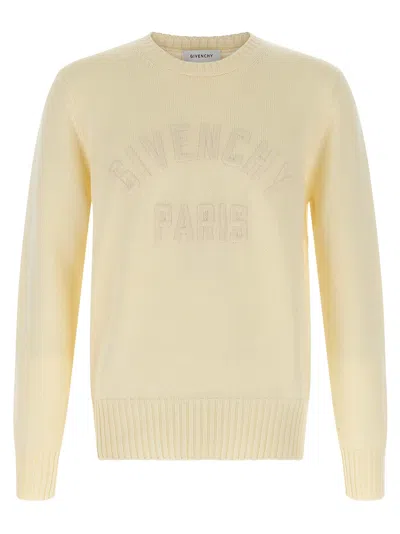 Givenchy Logo Sweater In Yellow