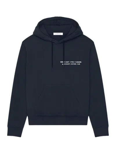 Givenchy Logo Sweatshirt In Blue