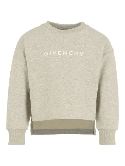 Givenchy Kids' Logo Sweatshirt In Brown