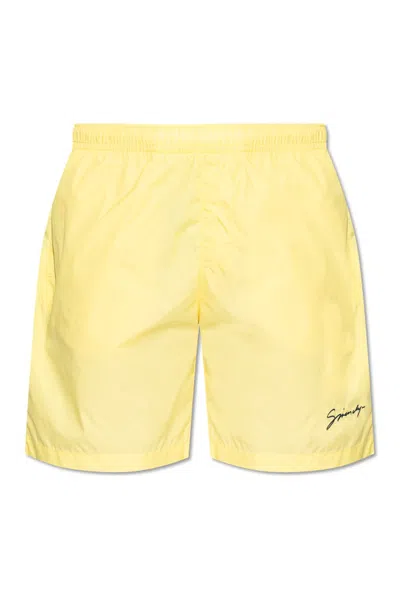 GIVENCHY LOGO-EMBROIDERED SWIM SHORTS