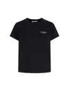 Givenchy Black Cotton Jersey Crewneck T-shirt In Multi
