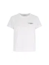 Givenchy Crew Neck Lightweight Top With Short Sleeves In White