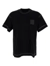Givenchy 4g Patch Crewneck T-shirt In Black
