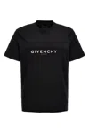 Givenchy Logo Print Cotton T-shirt In Black