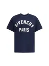 Givenchy Logo T-shirt In Blue