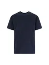 Givenchy Dark Blue Cotton T-shirt In Blue