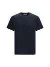 Givenchy Cotton Crew Neck T-shirt In Blue