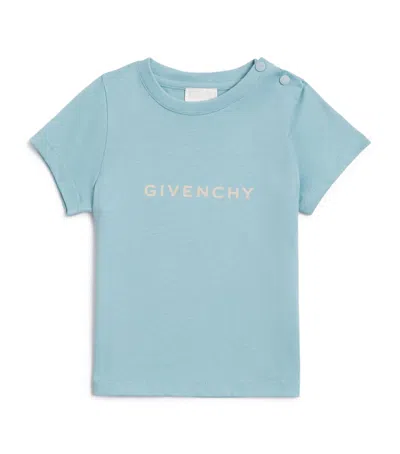 Givenchy Kids' Logo T-shirt In Blue