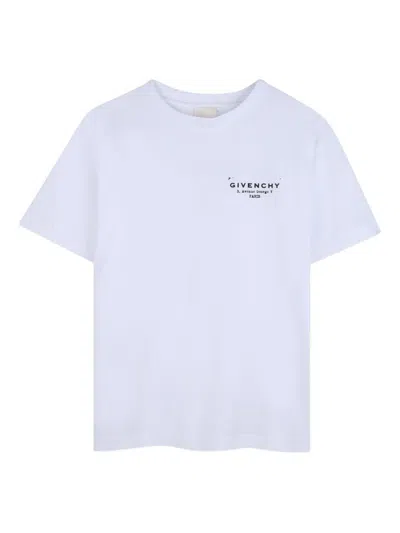 Givenchy Logo T-shirt In Gray