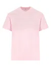 Givenchy Crew Neck Short Sleeve Straight Hem Top In Pink