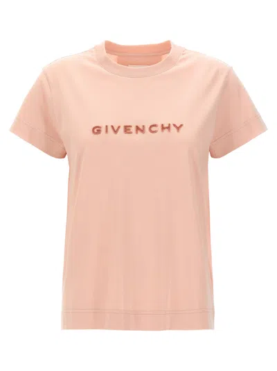 Givenchy Logo T-shirt In Pink