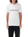 Givenchy Archetype Oversized T-shirt In Cotton In White